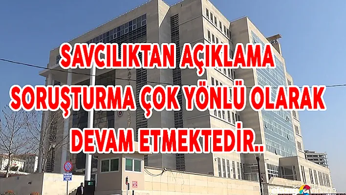 Savcılıktan zimmet operasyonu açıklaması