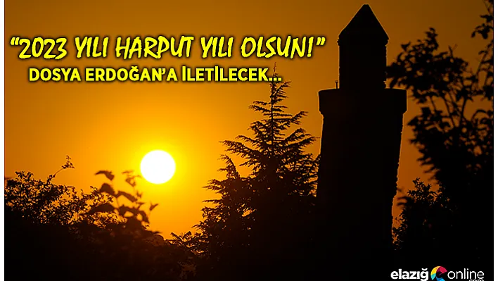 &quot2023 Yılı, Harput Yılı" proje dosyası Erdoğan'a sunulacak