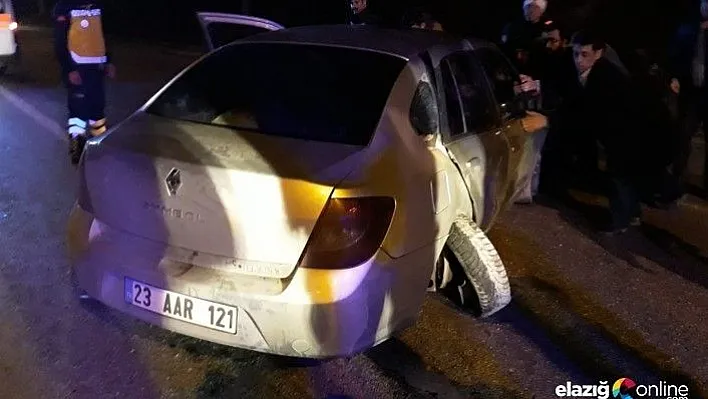 Elazığ'da Gözeli Mevkiinde trafik kazası