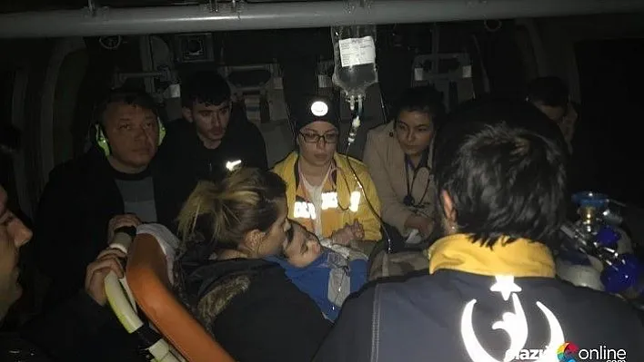 Tunceli'de Skorsky bu kez para yutan çocuk için havalandı