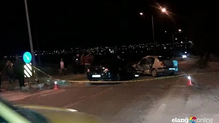 Palu'da trafik kazası!