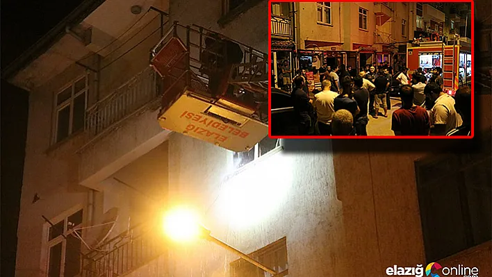 Elazığ'da Gece Yarısı Korkutan Yangın