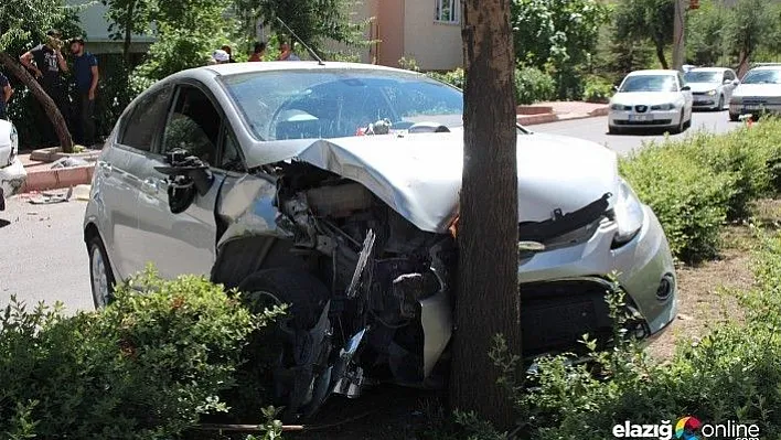 Elazığ'da trafik kazası: 1 yaralı