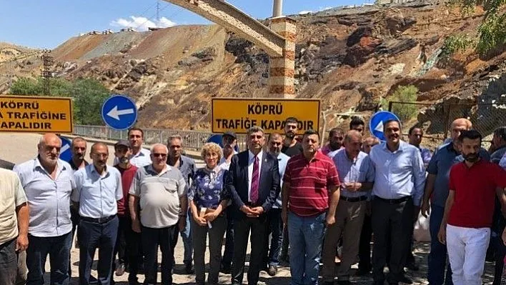 Milletvekili Erol, Maden ilçesinde inceleme de bulundu