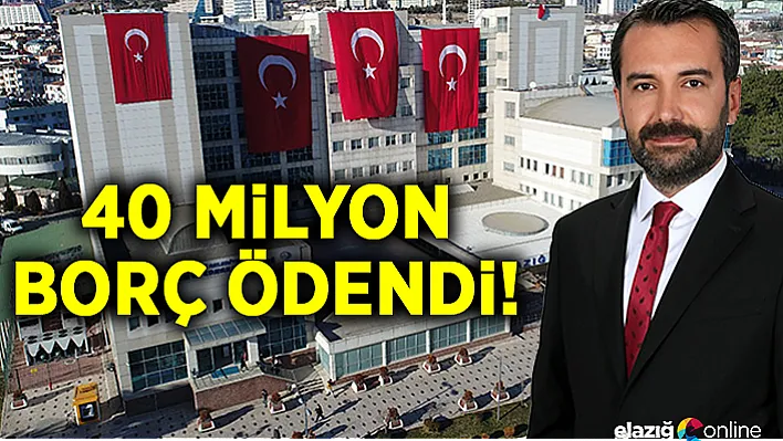 Başkan Şerifoğulları, borçları sıfırlamaya başladı!