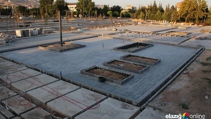 Bombalı saldırıda yıkılan emniyetin yerinin &quotMillet Bahçesi&quotne dönüşümü sürüyor