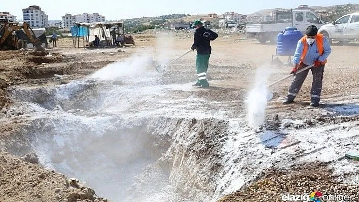 Elazığ'da  hayvan satış ve kesim yerleri temizlendi