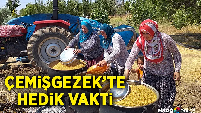 Kış için &quotBuğday" kaynatma zamanı