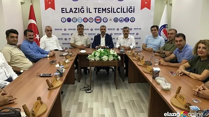 Memur-Sen Elazığ İl Başkanı Bahşi'den, zam teklifi değerlendirmesi