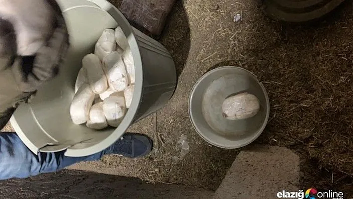 Kıran-6 Operasyonu'nda 2 ton patlayıcı ele geçirildi