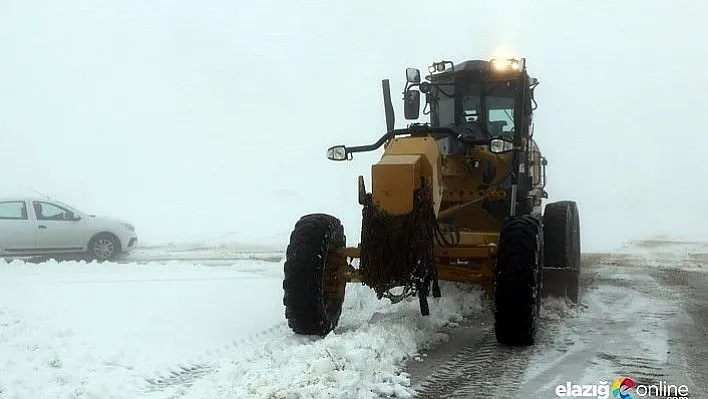 81 köy yolunu kar ulaşıma kapattı