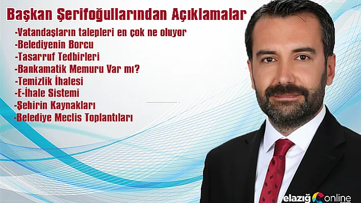 Başkan Şerifoğulları Canlı Yayında Önemli Açıklamalarda Bulundu