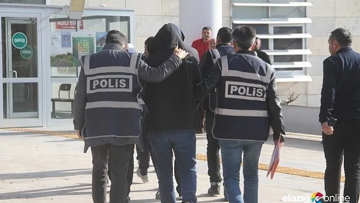 Elazığ'da hırsızlık operasyonu:10 şüpheli