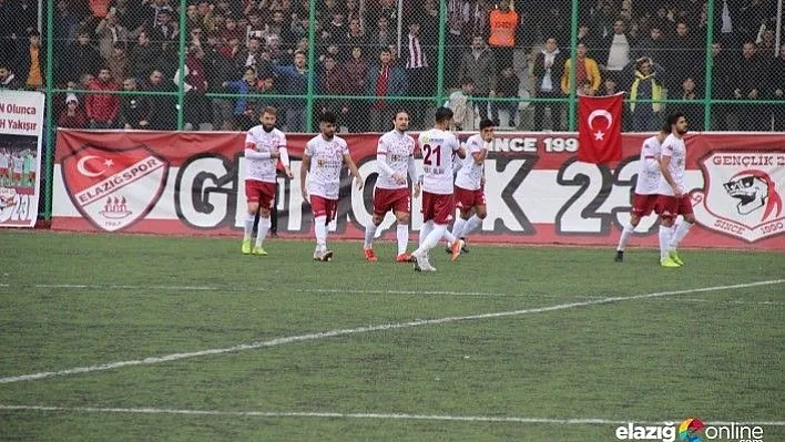 Elazığspor'un ilk yarı raporu