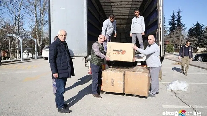 ATO'nun deprem bölgesine yardım tırları yola çıkmaya başladı