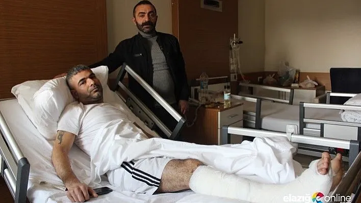 Deprem anında panik oldu aşağı atladı