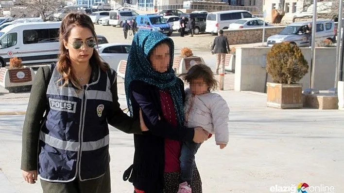 Dilenci kılığında ev soyan kadın, kucağında çocukla adliyeye sevk edildi