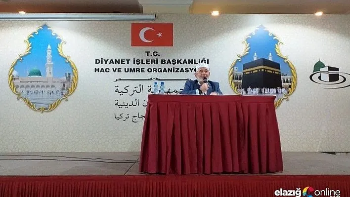 İl Müftüsü Sarıkaya Kutsal Topraklarda İrşad Vazifesini Sürdürüyor