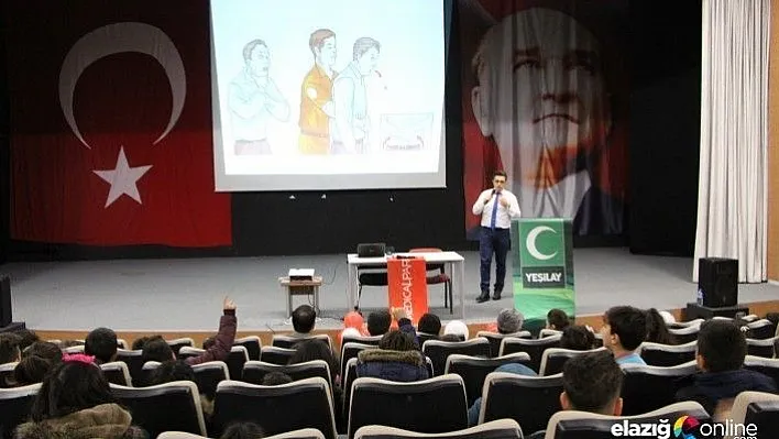 İlk ve ortaokul öğrencilerine ilk yardımın önemi anlatıldı