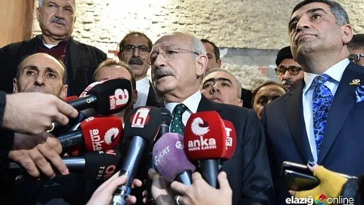 Kılıçdaroğlu,&quotBu felaketi, acıyı paylaşmak için yüreğimiz gönlümüz bir"
