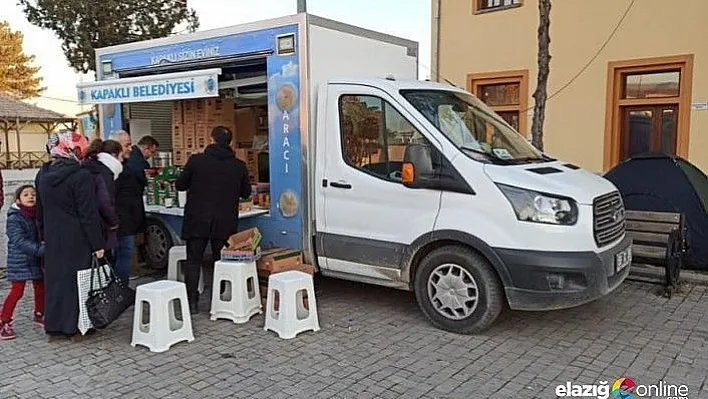 Tekirdağ'dan Elazığ'a yardım eli