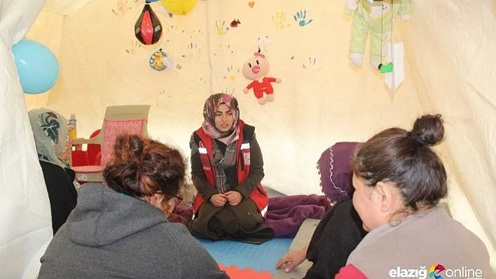 Depremzedelere yönelik psikososyal eğitim sürüyor