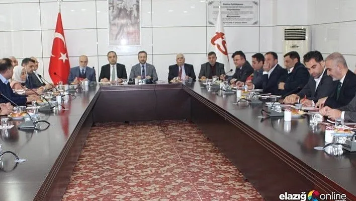 Elazığ'da deprem sonrası istişare toplantısı
