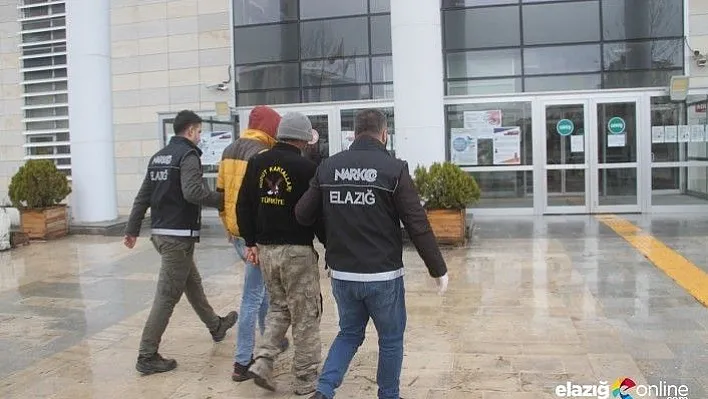 Elazığ'da uyuşturucu operasyonları: 5 tutuklama