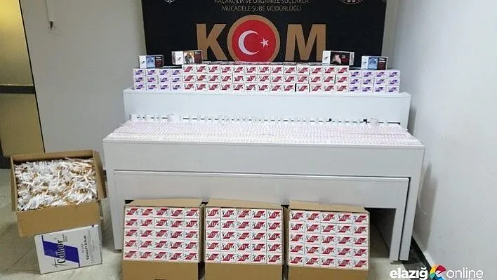 225 karton kaçak sigara ve bandroller ele geçirildi