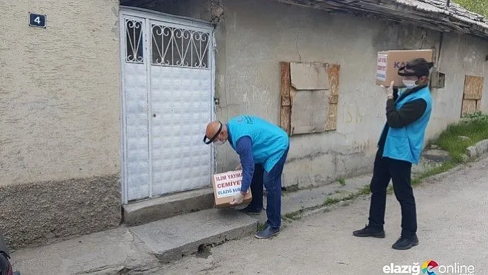 Elazığ'da bin aileye gıda paketi ulaştırıldı