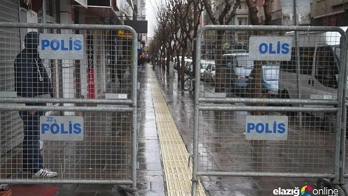 Elazığ'ın işlek caddelerinde Korona virüs önlemi arttırıldı