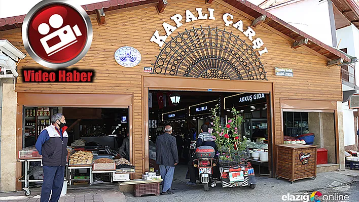 Elazığ'da 92 yıllık kapalı çarşı 44 gün sonra açıldı