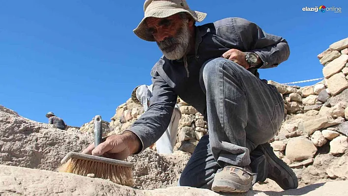 Urartu Krallığı'nın mirası Harput Kalesi'nde arkeolojik kazılar tüm hızıyla sürüyor
