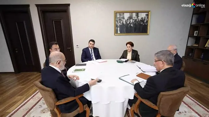 6'lı masanın ortak adayı kim olacak? Uzlaşma tamam, büyük gün Pazartesi