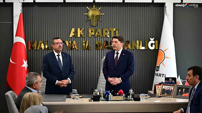 Adalet Bakanı Tunç: 'Malatya'yı yargı alanında ayağa kaldırıyoruz'