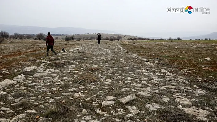 Ağın'da 2 bin yıllık Roma yolu keşfedildi