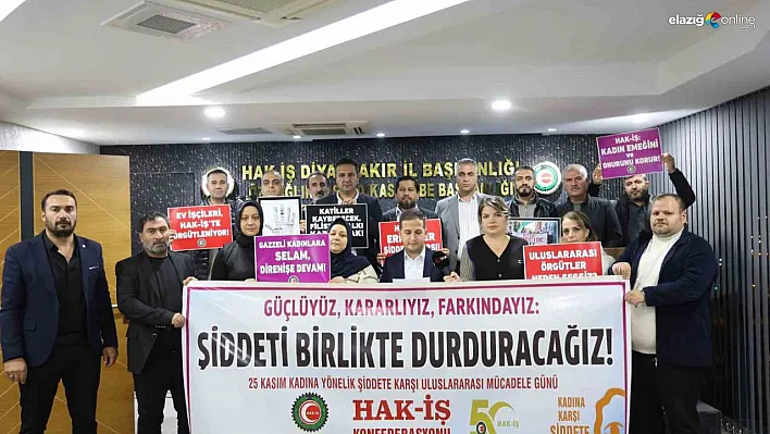 HAK-İŞ'ten 25 Kasım Mesajı: 'Kadına Yönelik Şiddete Karşı 50 Yıllık Kararlı Duruş!'