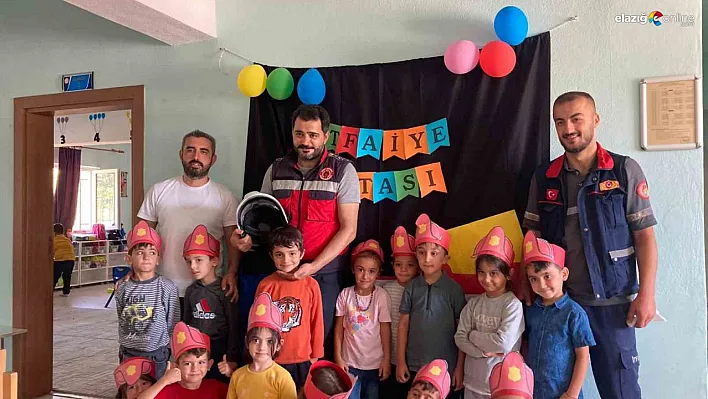 Anaokul öğrencilerine itfaiye birimi tanıtıldı