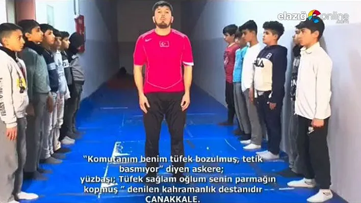 Arıcak Çanakkale Zaferi'nin yıl dönümünü unutmadı