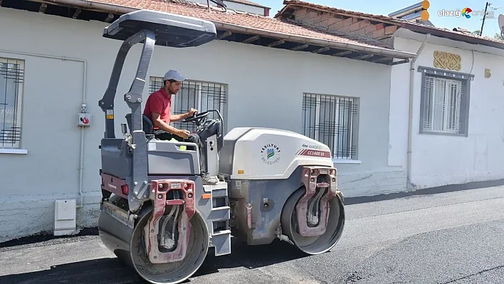 Aşağıbağlar Mahallesi'nde yol konforu artıyor