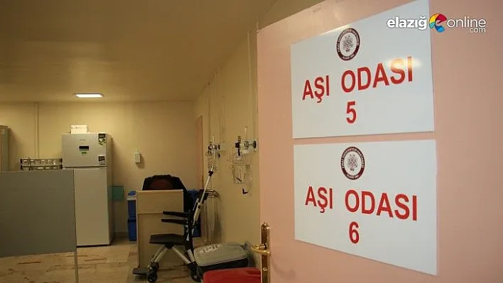 Elazığ'da aşı odaları boş kaldı!