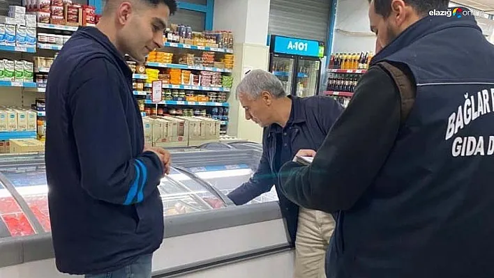 Bağlar ilçesinde marketlere gıda denetimi