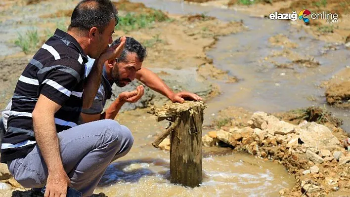 Bahçeye sondaj vurdurdu, doğal maden suyu çıktı