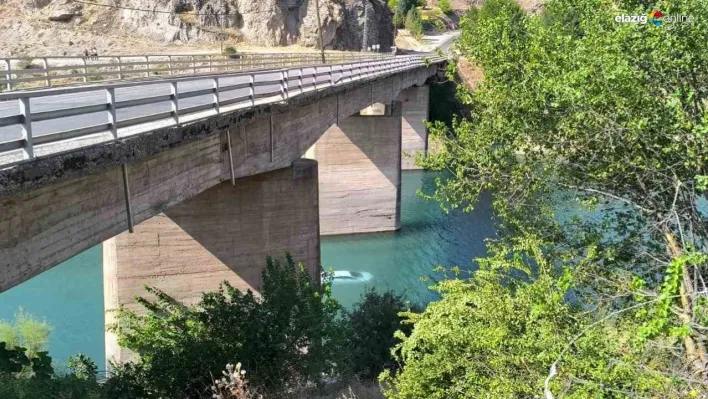 Baraj gölüne uçan araçtan inanılmaz kurtuluş