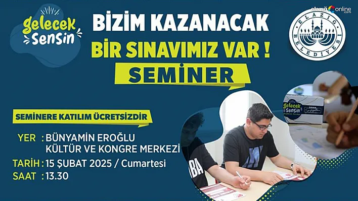 Başarıya Giden Yol Buradan Geçiyor! Elazığ'da Ücretsiz Eğitim Semineri Başlıyor!