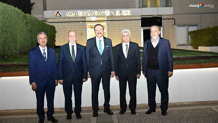 Elazığ Ekonomisi Ankara Masasında: Dumandağ, Hisarcıklıoğlu ile Görüştü!