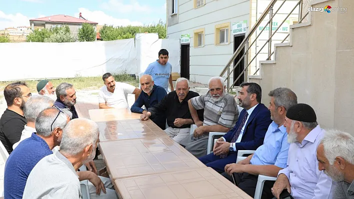 Elazığ'da Mahalle Ziyaretleri Hız Kesmiyor: Başkan Şerifoğulları Sahada!