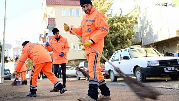 Battalgazi'de temizlik çalışmaları aralıksız sürüyor!