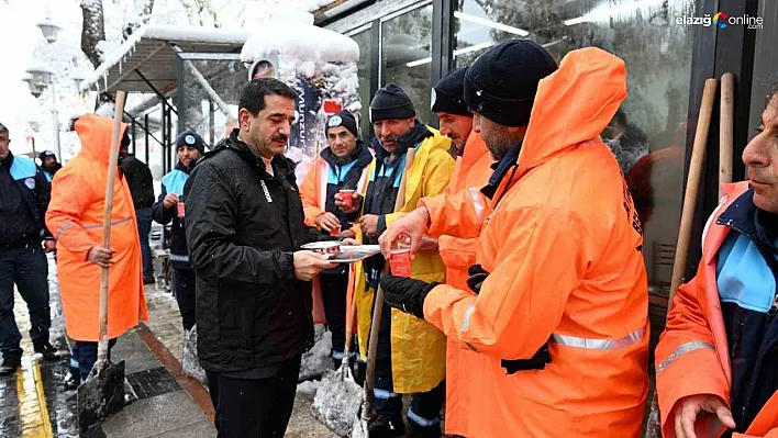 Battalgazi Belediyesi kış mesaisinde