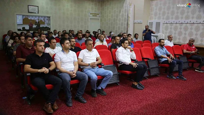 Elazığ Belediyesinden personellere afet semineri